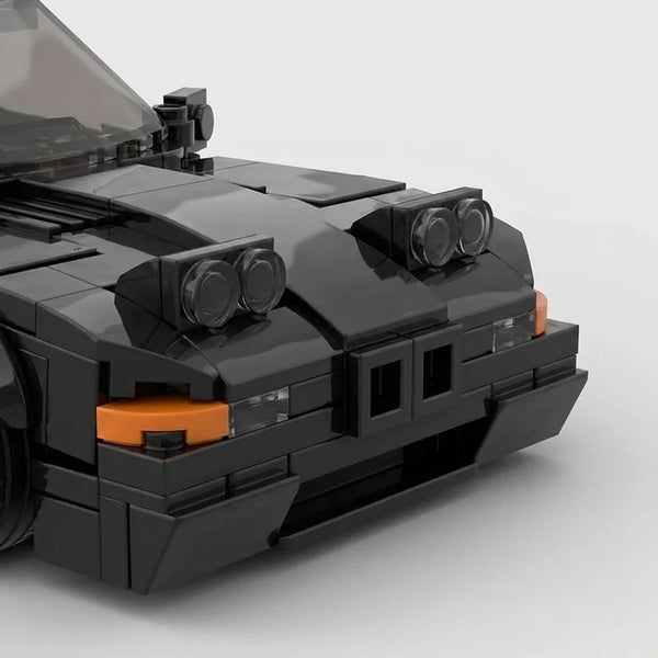 BMW 850 CSi Black Edition Brick Model close up detail