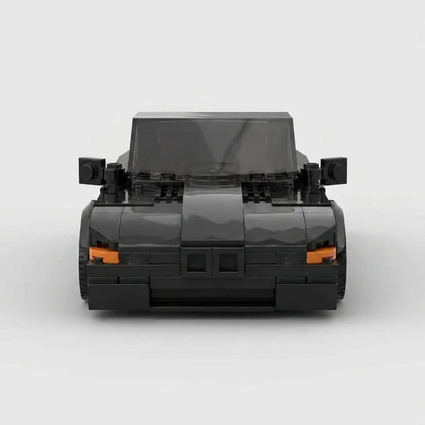 BMW 850 CSi Black Edition Brick Model front view