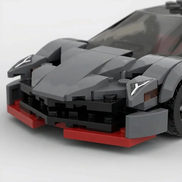 Lamborghini Veneno Brick Model close up detail