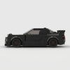 Mazda RX7 Black Edition Brick Model side profile