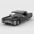 Lincoln Continental 60s brick model front three quarter view