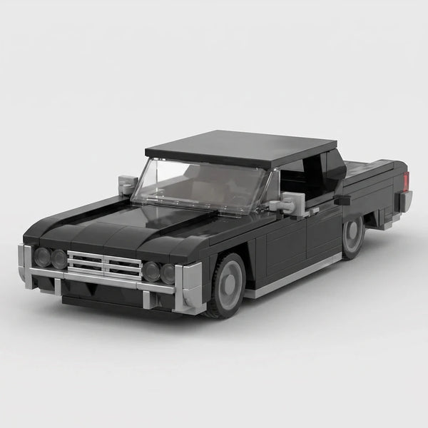 Lincoln Continental 60s brick model front three quarter view