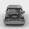 Lincoln Continental 60s brick model straight front view