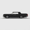 Lincoln Continental 60s brick model side profile view