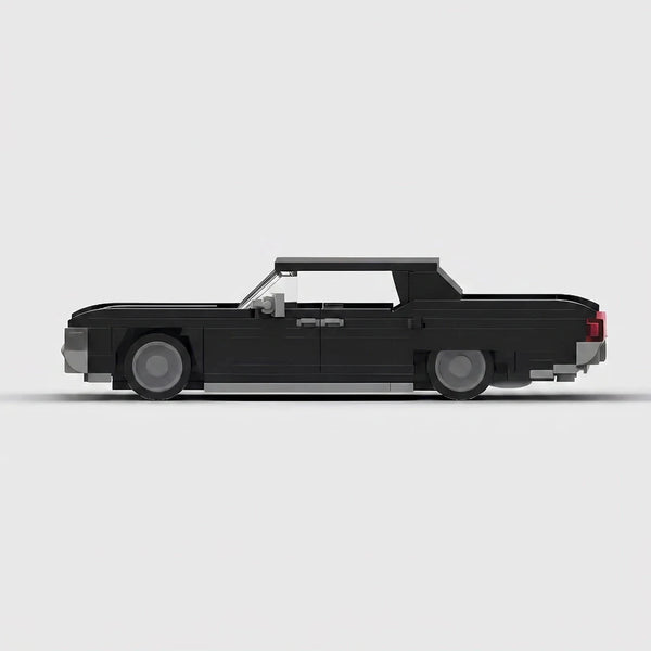Lincoln Continental 60s brick model side profile view