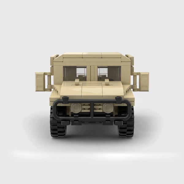 HMMWV Cargo Truck brick model front view