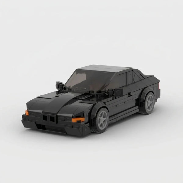 BMW 850 CSi Black Edition Brick Model hero view