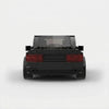 BMW 850 CSi Black Edition Brick Model rear view