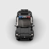 Black and white BMW M5 F90 brick model top view