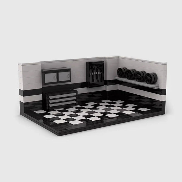 Checkered Garage Display parking display hero view