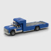 City Flatbed Truck brick model front 3q view