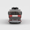 Arrow XT Tower Ladder Fire Truck brick model front view