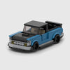 Classic Custom Pickup Truck brick model hero view