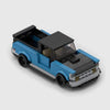 Classic Custom Pickup Truck brick model front 3q view