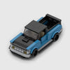 Classic Custom Pickup Truck brick model angle 1 view