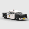 Classic Police Cruiser brick model hero view