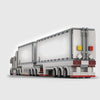White with grey and red accents brick model rear three quarter view