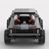 Dodge Challenger Cyber Edition brick model straight front view