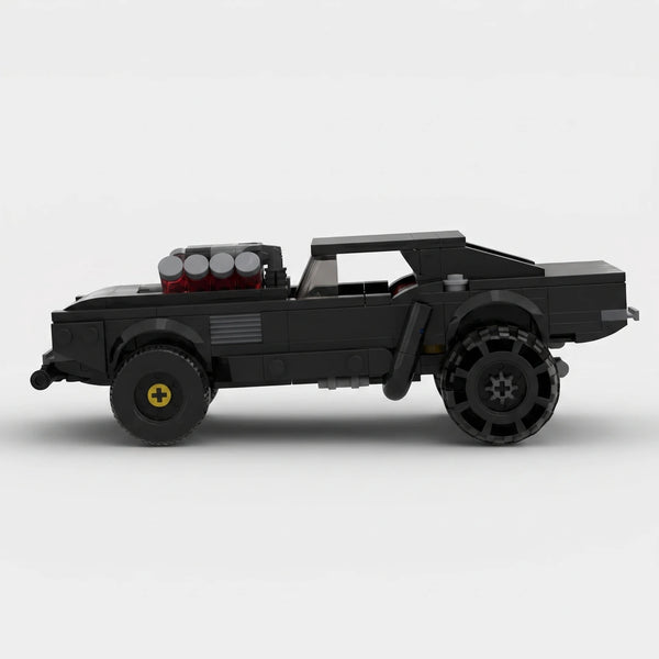 Dodge Challenger Cyber Edition brick model side profile view