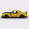 Yellow Dodge Challenger SRT Demon Yellow Edition brick model side profile view