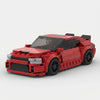 Red Dodge Charger Red Edition brick model front three quarter view