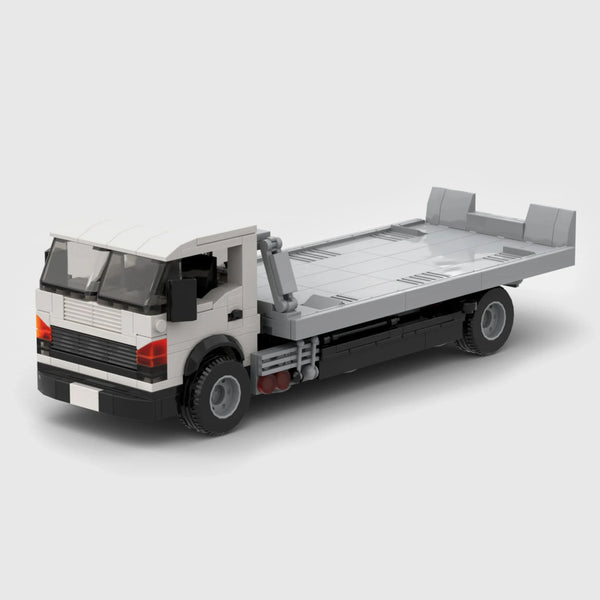 Flatbed Recovery Truck brick model front 3q view