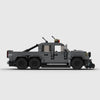 Grey brick model side profile view