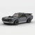 Grey Ford 1969 Mustang Boss 302 brick model front three quarter view