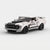 White Ford 1969 Mustang Boss 302 brick model front three quarter view