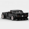 Black Ford Mustang Hoonicorn RTR brick model rear three quarter view
