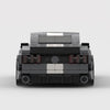 Grey Ford Mustang Shelby GT500 brick model straight rear view