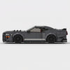 Grey Ford Mustang Shelby GT500 brick model side profile view