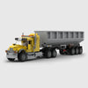 Heavy Duty Dump Truck Yellow Edition brick model hero view