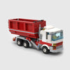 Hooklift Dump Truck brick model hero view