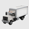 Delivery Box Truck brick model hero view
