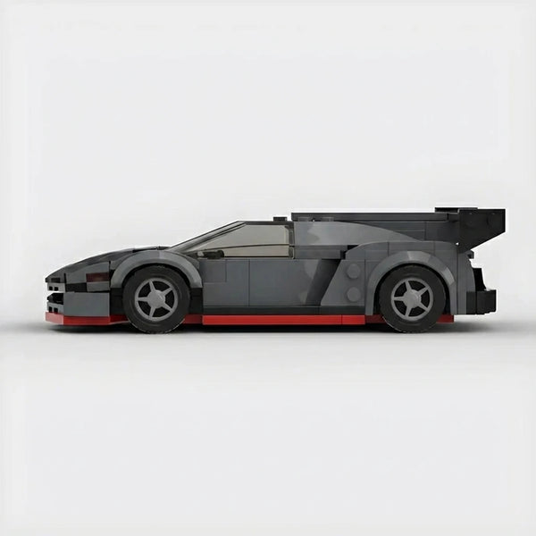 Lamborghini Veneno Brick Model side profile