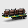 Logging Truck Green Edition brick model angle 1 view