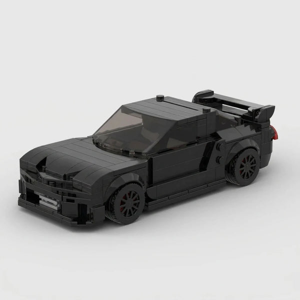 Mazda RX7 Black Edition Brick Model hero view