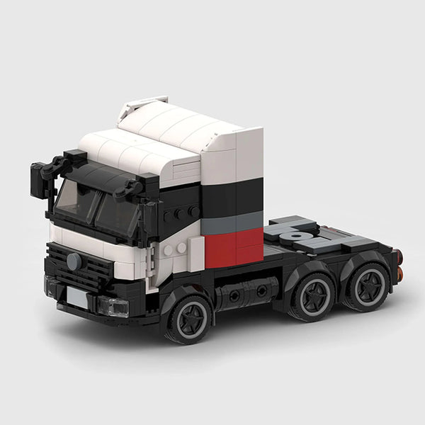 Cabover Tractor Unit brick model front 3q view