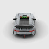 Grey Mercedes-Benz AMG GT brick model rear view