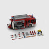 City Fire Rescue Engine brick model angle 1 view