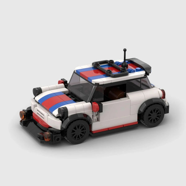 Mini Cooper Rally brick model hero view