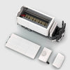 White Delivery Box Truck brick model angle 1 view