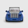 Corniche Convertible Blue Edition brick model straight front view