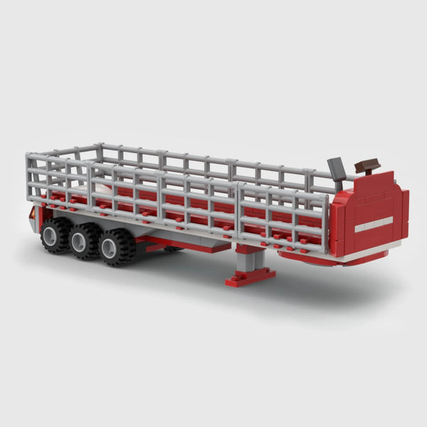 Livestock Transport Truck brick model angle 1 view