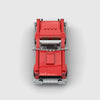 Red Triumph TR4 brick model front view