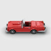 Red Triumph TR4 brick model side profile view